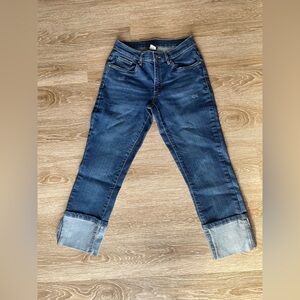 Cropped cuffed Jeans